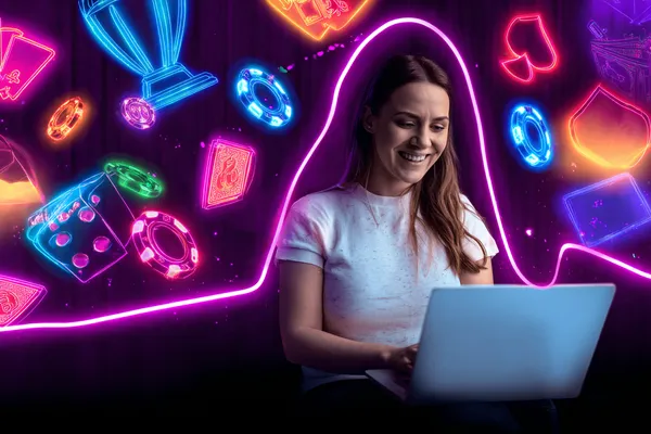 88FD Jackpot Slots — Spin for massive rewards A dramatic shot of winning sevens landing on a slot reel surrounded by shining gold coins, symbolizing big wins.